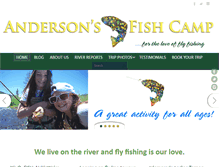 Tablet Screenshot of andersonsfishcamp.com